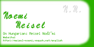 noemi meisel business card